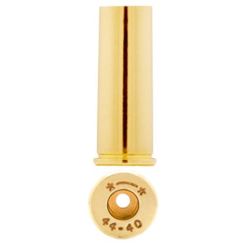 Starline 44-40 Winchester Brass er laget av høykvalitetsmaterialer for presis skyting, pakket i 100-pakning for enkel bruk av topp pistolskyttere.