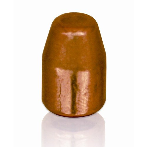 Berry's 40 Caliber/10MM (0.401") 180gr Flat Point kuler har 100% ren kobberplatering for å redusere bly og fouling, perfekt for standard pistolhastigheter.