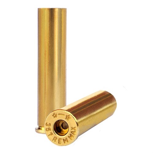 .357 Maximum brass fra Starline tilbyr høy kvalitet og pålitelighet for din revolver, kan gjenbrukes flere ganger og leveres i 100-pakninger.