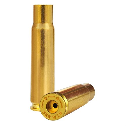 .358 Winchester brass fra Starline gir pålitelige og gjenbrukbare hylser i 100-pakning, perfekt for AR-10 rifler og kraftigere enn .308 Winchester.