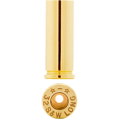 .32 S&W brass fra Starline er av høy kvalitet, trygg for både smokeless og black powder, og kan brukes i revolvere som tar 32 S&W Long og 32 H&R Magnum.