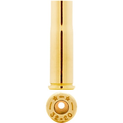 32-20 Winchester Brass fra Starline er av høy kvalitet, perfekt for rifler og revolvere, og kan formes til flere kalibre som .25-20 og .218 Bee.