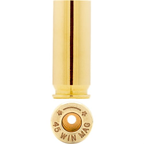 45 Winchester Magnum Brass fra Starline gir høy kvalitet og holdbarhet for presisjonslading, perfekt for både jakt og sportsskyting.