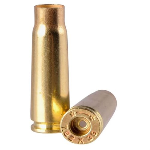 7.62X39MM BRASS fra Starline gir høy kvalitet og presisjon for AK47 og SKS, perfekt for både militære og sivile skytebehov. 100 stk per pose.