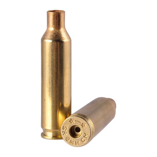 6mm Creedmoor Small Primer Brass gir deg høyere hastighet og trykk med små rifleprimere, perfekt for jakt og konkurranser med lav rekyl.