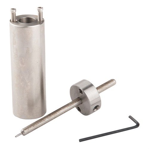 L.E. WILSONs STAINLESS NECK SIZING DIE BLANK gir deg kontroll over nakkeforming med utskiftbare bushings, forbedret konsentrisitet og lengre levetid for messing.