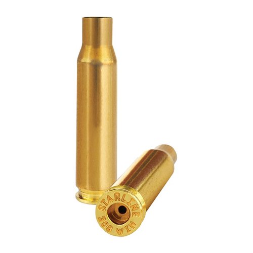 .308 Match fra Starline har små primerlommer for jevnere hastigheter, bedre antenning med langsomt brennende krutt og er brukervennlig for konkurranseskyttere.