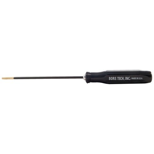 Bore Tech Pistol B Stix gir presis rengjøring uten falske kobberavlesninger, med ergonomisk håndtak og slitesterk belegg for optimal beskyttelse av våpenet.