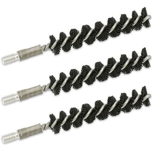 PROOF POSITIVE nylon bore brushes fra Bore Tech har dobbelt så mange børstehår for effektiv rengjøring, med sterke børster og ikke-messing kjerner for å unngå kobberfoul.