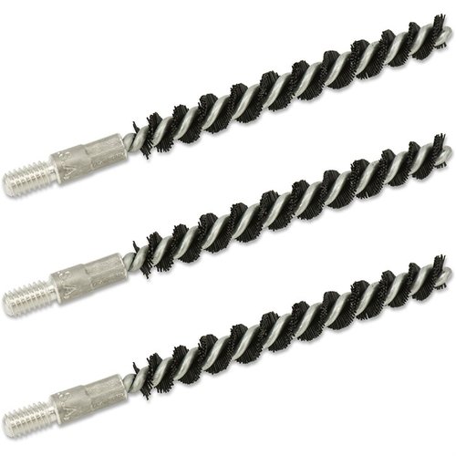 Bore Techs Proof-Positive Nylon Bore Brushes har dobbelt så mange børstehår for effektiv rengjøring, og forhindrer kobberfoulings med sterke, ikke-messing kjerner.