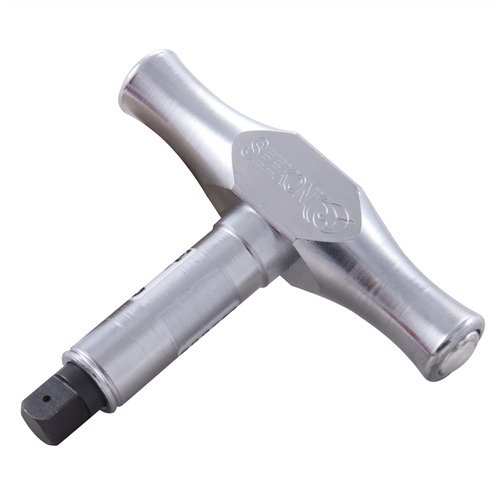 SEEKONK 3/8" T-handle momentnøkkel er presist kalibrert for 55 in/lb, ideell for å stramme socket-head skruer på bolt carrier key. Robust krombelagt stål.