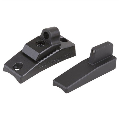 REMINGTON TRAK-LOCK™ II Ghost Ring Sight Set gir rask og presis sikting med selvlysende Tritium front og stor bakre ghost ring, perfekt for dag og natt.