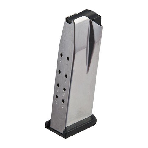 XDM 11RD 40S&W magasin gir pålitelig mating med sin høypolerte rustfrie stålbody, polymerfølger og enkel rengjøring, perfekt for ditt Springfield XD.