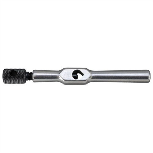Starrett #174 Straight Handle Tap Wrench gir nøyaktig moment for trådskjæring, laget av herdet stål med knurling for sikkert grep og maksimal holdbarhet.