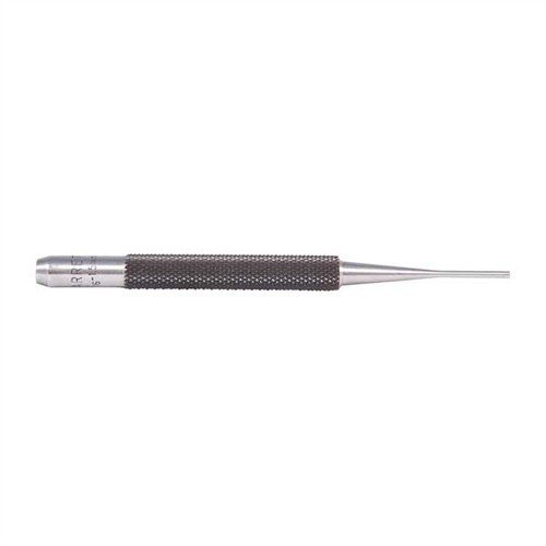 Starrett Pin Punch Set tilbyr presisjon, holdbarhet og komfort med knurling, perfekt for nøyaktig pin fjerning i våpenarbeid og metallarbeid.