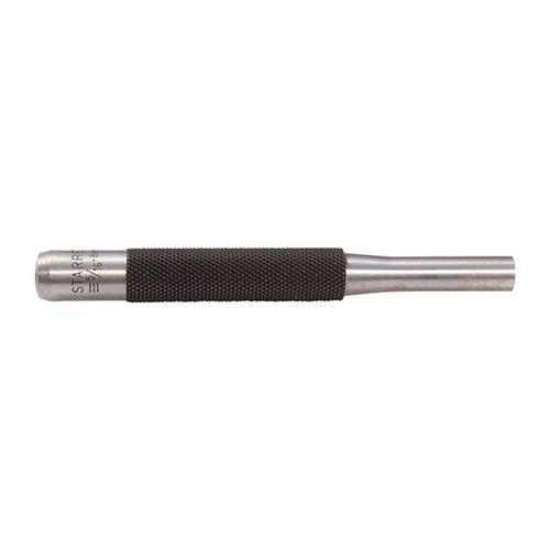 Starrett Pin Punch Set tilbyr presisjonsverktøy med høy kvalitet, ergonomisk design og tydelig størrelsemerking, perfekt for pålitelig pin-fjerning.