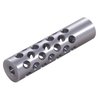 Denne #2 Muzzle Brake for 22 kaliber reduserer rekyl og munnheving med 42 porter for optimal kontroll, laget av 4140 stål eller 416 rustfritt stål.