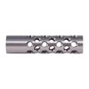 Denne #1 Muzzle Brake for .22 kaliber reduserer rekyl og munnløft med 42 porter for maksimal kontroll. Krever gunsmithing for tilpasning.