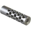 Denne #2 Muzzle Brake for 22 kaliber reduserer rekyl og munnrise med 42 porter for maksimal kontroll. Krever gunsmithing for tilpasning.