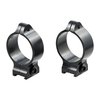 TALLEY FIXED SCOPE RINGS i satin blå, 30mm, tilbyr lavprofil Torx® skruer for permanent montering, laget av stål med høy kvalitet og tilgjengelig i par.