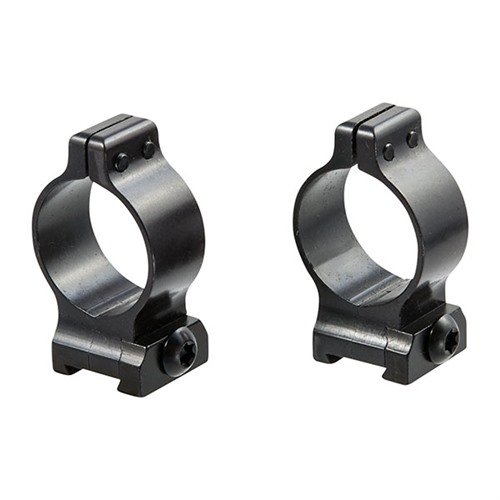 QUICK DETACH SCOPE RINGS fra TALLEY gir rask og enkel montering og fjerning av kikkertsikte med presisjonsmaskinerte QD-håndtak og mulighet for faste skruer.