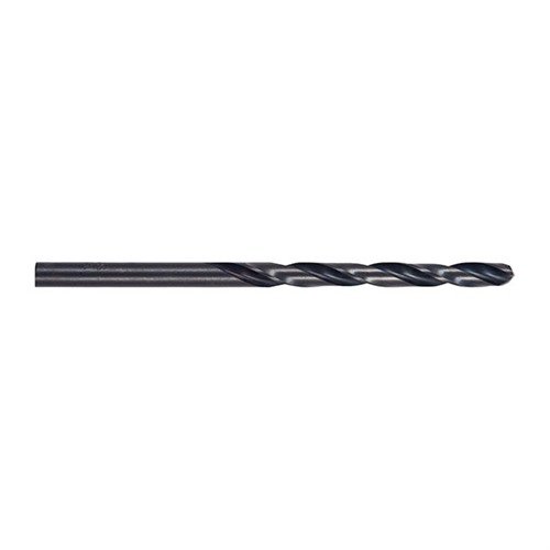 Triumph Twist Drill Co. Jobber Length Wire Gauge Drills er laget av HSS, har presisjonsslipte kanter og gir nøyaktige hull for våpenmodifikasjoner og detaljerte oppgaver.