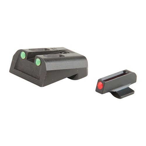 KIMBER 1911 Fiber Optic Brite-Site siktesett gir eksepsjonell lysstyrke, holdbar stål-konstruksjon og rask montering for optimal presisjon og ytelse.