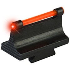 RIFLE DOVETAIL FRONT SIGHT fra TRUGLO har et slitesterkt metallhus og en lys fiberoptisk innsats som gir økt synlighet for rask og presis sikting.