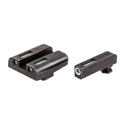 TFX TRITIUM FIBER OPTIC SIGHT SET gir deg uslåelig synlighet med Swiss Tritium og fiberoptikk, beskyttet mot kjemikalier og med rask sikteopplevelse.