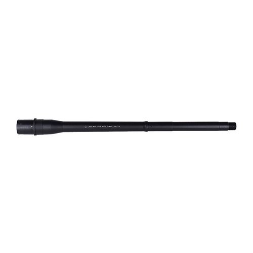 .308 Tactical Government Profile 12.5" løp i 4150 Chrome Moly Vanadium stål, med QPQ korrosjonsbestandig finish og 1:10 twist rate for optimal ytelse.