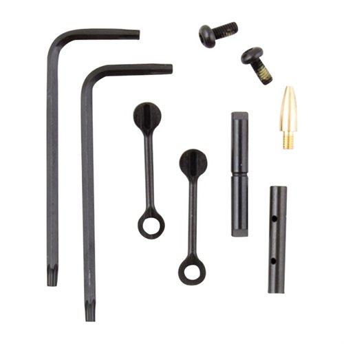 Oppgrader dine hammer- og triggerpinner med KNS Precision AR-15 GEN. 2 MOD. 2 Non-Rotating Pin Set, som har lavprofil anti-rotasjonslenker for en diskret montering.