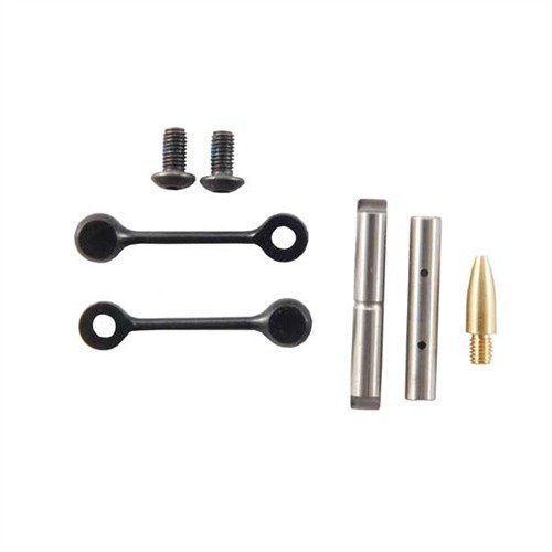 KNS Precision AR-15 GEN. 2 MOD. 2 NON-ROTATING PIN SET gir en presis oppgradering av hammer- og triggerpinner med lavprofil anti-rotasjonslenker.