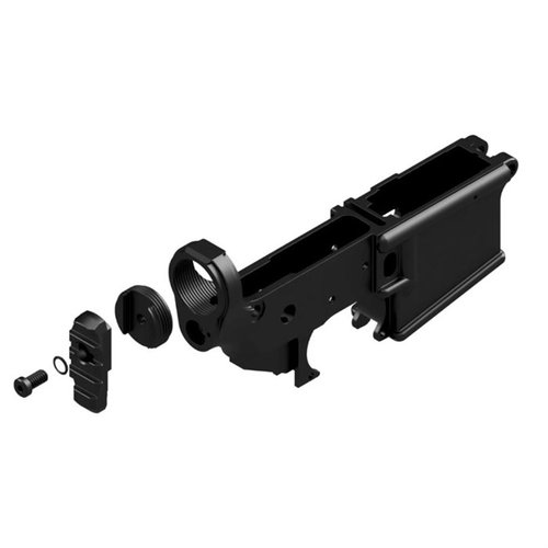 KNS Precision AR-15/MCX Picatinny Stock Adapter gir mulighet for bruk av foldbare stokk og tilgang til et stort utvalg av AR-stokker, laget av aluminium.