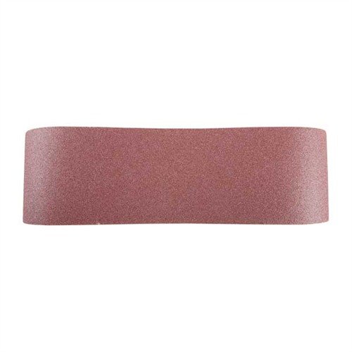 VSM SANDING BELTS, 120 GRIT 3" x 25 7/32" er ideelle for Raytech Expanding Sanding Drums, og gir langvarig ytelse med resin-bonded aluminiumoksid.