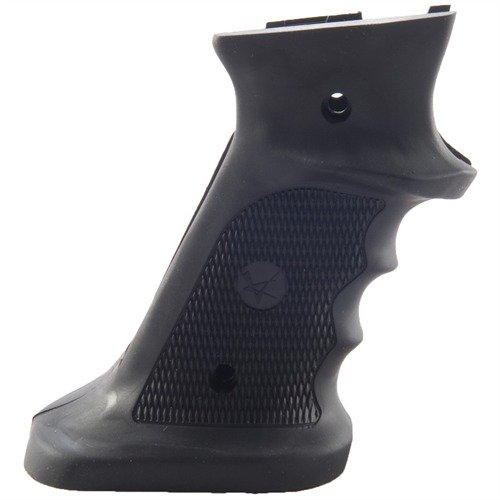 Håndfyllende Volthane pistolgrep gir bedre hold og nøyaktighet med ergonomisk design, fleksibel gummi og sikre fingergroper for både høyre- og venstrehånd.