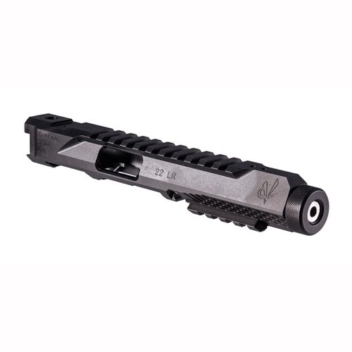 Volquartsen LLV Competition Upper oppgraderer din Ruger® Mark IV™ med en lett aluminiumsdesign, match-grade stålpipe og Picatinny-skinne for optimal presisjon.