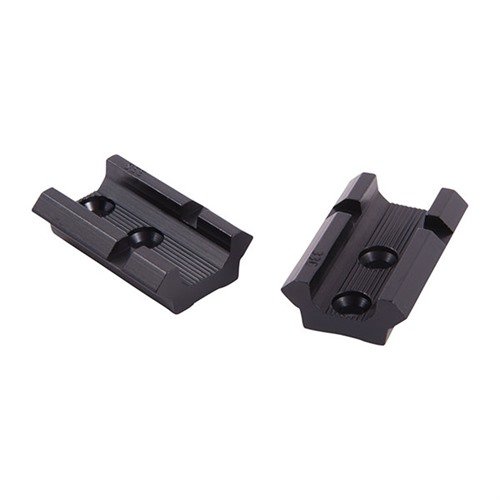 Lette aluminium-baser passer til moderne og eldre rifler, hagler og langdistansepistoler. Bestill både front- og bakbase for optimal montering.