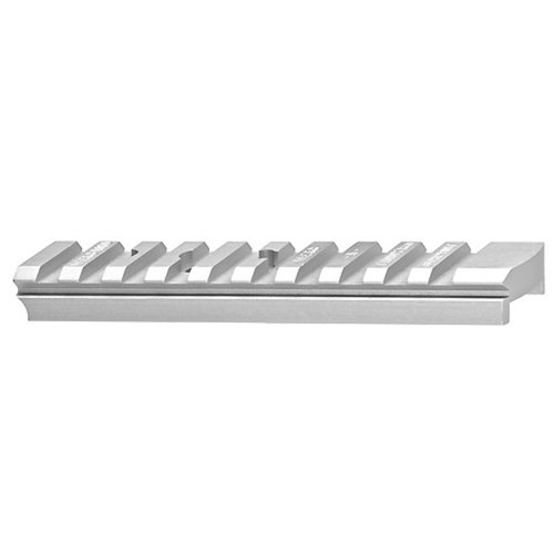 Lavprofil og lett S&W K, L, & N Frame Scope Mount i sølv. Passer til nyere revolvere uten gunsmithing. Laget av anodisert aluminium.