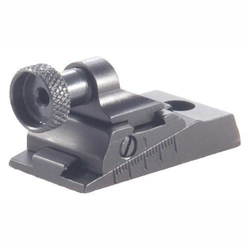 MARLIN 336 WGRS bakre sikte gir enkle justeringer med peep-sikte, laget av anodisert aluminium for holdbarhet og kompatibilitet med eksisterende monteringspunkter.