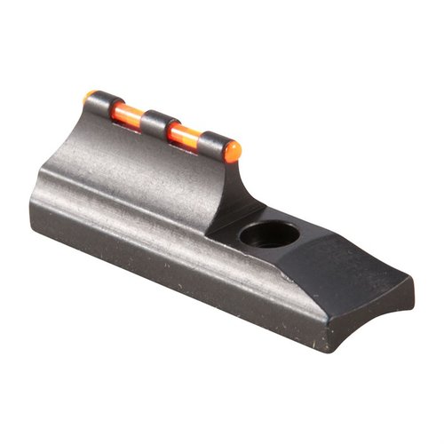 RIFLE FIRE SIGHT RAMP i CNC-maskinert aluminium gir en robust, lysende sikteopplevelse med en brennende rød fiberoptisk stang for høy synlighet.