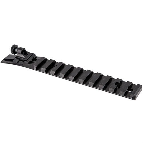 RUGER® 10/22® ACE IN THE HOLE SIGHT SET gir deg en pålitelig backup med en Picatinny scope rail, justerbar aperture og fiberoptisk front, laget av høykvalitets aluminium.