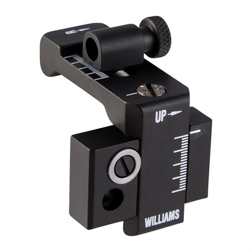 FP-94/36 FOOLPROOF RECEIVER REAR SIGHT har interne mikrometerjusteringer som låser seg for å forhindre utilsiktet bevegelse, veier kun 1½ oz og passer standard rifler.
