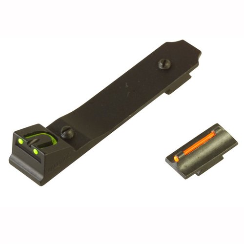 Oppgrader din fabrikk-sikte med MARLIN Dovetail Fire Sight Set som har lyssterk rød fiberoptikk foran og justerbare bak-sikter for enkel sikting.