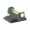 WILSON COMBAT SNAG-FREE FRONT SIGHT .190" GREEN, FIBER OPTIC