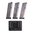 WILSON COMBAT GOVT .45 ACP 8-RD, SILVER, POLYMER BASE 3-PACK W/POUCH