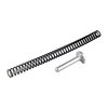 Forbedrer syklusen og drift, lengre levetid på rekylfjær, herdet rustfritt stål guide rod, 17# Flat-Wire rekylfjær for full størrelse.