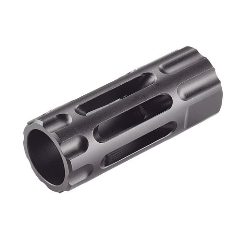 Wilson Combat Q-Comp forbedrer rekylkontroll ved rask skyting, reduserer sideblast og blits, og er enkel å installere på AR-rifler.