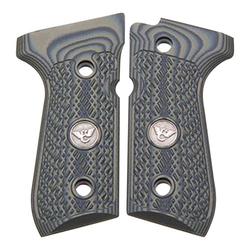 CNC-maskinert fra G-10 laminat for perfekt passform, ekstra tynn profil for bedre grep og skjuling, samt aggressiv tekstur for bedre grep under alle forhold.