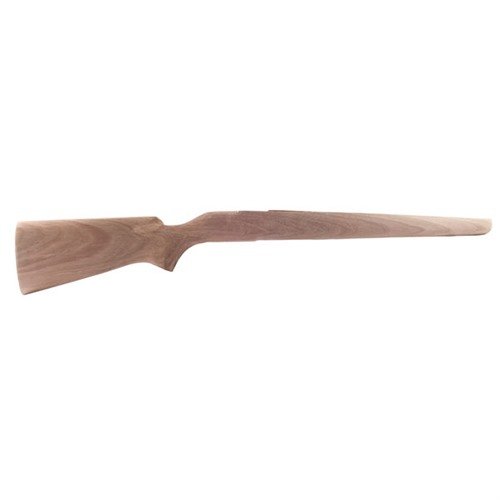 MAUSER 98 STOCK SPORTER i ekte valnøtt gir en tradisjonell stil, er ferdigbehandlet for holdbarhet, og passer perfekt til militære Mauser og Savage 110 rifler.