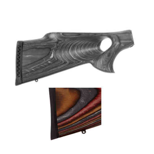Sterling buttstock fra BOYDS har høy kombinasjon av recoil-absorbering, 3/4" gummiert recoil pad og slitesterk satin finish, perfekt for både konkurranse og jakt.